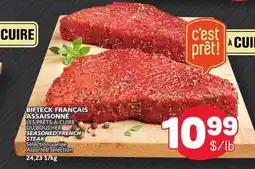 Marché Bonichoix LES PRÊTS-À-CUIRE DU BOUCHER SEASONED FRENCH STEAK offer