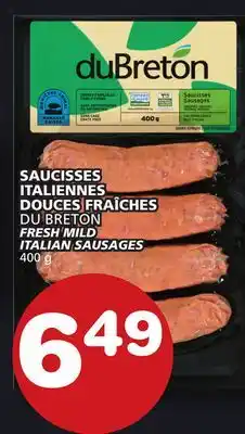 Marches Tradition DU BRETON FRESH MILD ITALIAN SAUSAGES offer