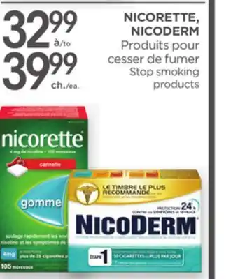 Proxim NICORETTE, NICODERM offer