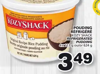 Marches Tradition KOZY SHACK REFRIGERATED PUDDING offer