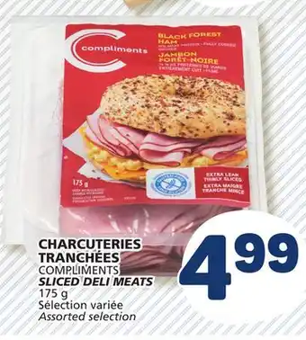 Marché Bonichoix COMPLIMENTS SLICED DELI MEATS offer