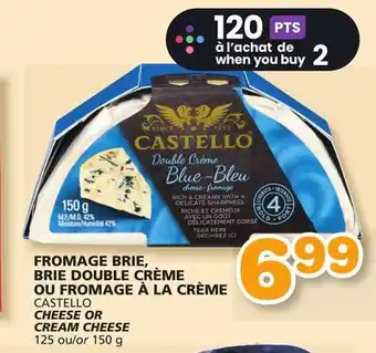 Marches Tradition CASTELLO CHEESE OR CREAM CHEESE offer