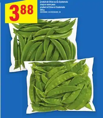 Maxi SNAP OR SNOW PEAS, 200 g offer