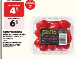 Provigo TOMATES RAISINS DÉLICES DU MARCHÉ, 283 G offer