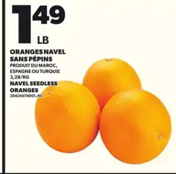 Provigo ORANGES NAVEL SANS PÉPINS offer