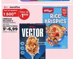 Provigo CÉRÉALES KELLOGG'S, 269-525 G offer