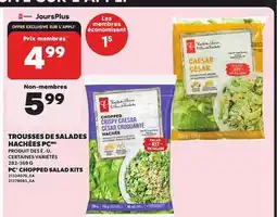 Provigo TROUSSES DE SALADES HACHÉES PCMD, 282-369 G offer