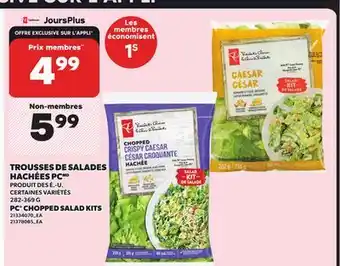 Provigo TROUSSES DE SALADES HACHÉES PCMD, 282-369 G offer