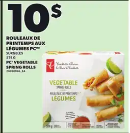 Provigo ROULEAUX DE PRINTEMPS AUX LÉGUMES PC, 574 G offer