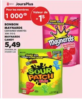 Provigo BONBON MAYNARDS, 308-315 G offer