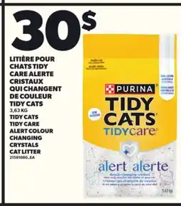 Provigo LITIÈRE POUR CHATS TIDY CARE ALERTE CRISTAUX QUI CHANGENT DE COULEUR TIDY CATS, 3,63 KG offer