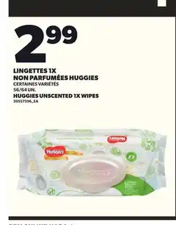 Provigo LINGETTES 1X NON PARFUMÉES HUGGIES, 56/64 UN offer