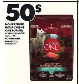 Provigo NOURRITURE POUR CHIENS ONE PURINA, 12,4/14 KG offer