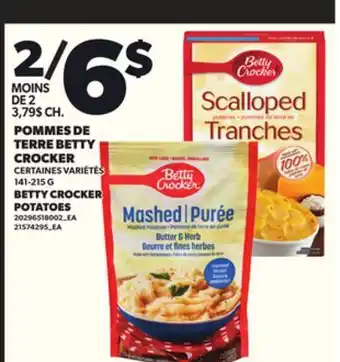 Provigo POMMES DE TERRE BETTY CROCKER, 141-215 G offer