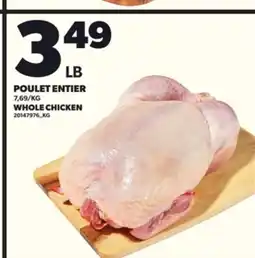 Provigo POULET ENTIER offer