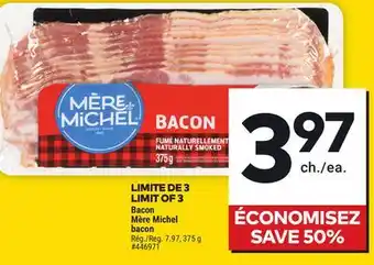 Giant Tiger Mère Michel bacon offer