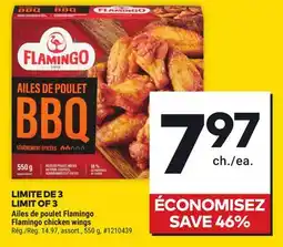 Giant Tiger Flamingo chicken wings offer