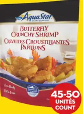 Giant Tiger Ocean Jewel Shrimp Ring or Aqua Star Frozen Breaded Shrimp offer