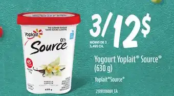 Provigo YOGOURT YOPLAIT SOURCE , (630 G) offer