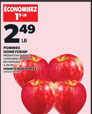 Provigo POMMES HONEYCRISP offer