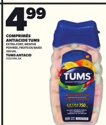 Provigo COMPRIMÉS ANTIACIDE TUMS, 100 UN offer