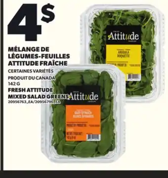 Provigo MÉLANGE DE LÉGUMES-FEUILLES ATTITUDE FRAÎCHE, 142 G offer