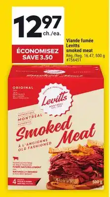 Giant Tiger Levitts smoked meat offer