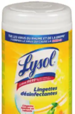 Giant Tiger Lysol wipes offer