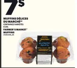 Provigo MUFFINS DÉLICES DU MARCHÉMCMC, 6 UN offer