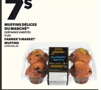 Provigo MUFFINS DÉLICES DU MARCHÉMCMC, 6 UN offer