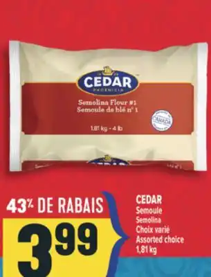 Marché Adonis CEDAR SEMOULE | SEMOLINA offer