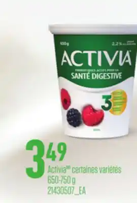 Provigo ACTIVIA, 650-750 G offer