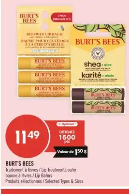 Pharmaprix BURT'S BEES Lip or Lip Balm offer