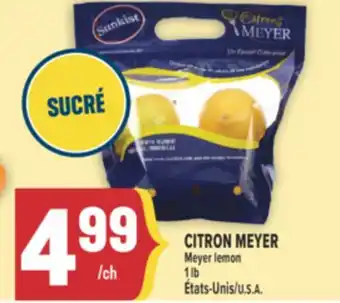 Marché Adonis CITRON MEYER | MEYER LEMON offer