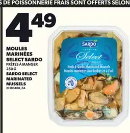 Provigo MOULES MARINÉES SELECT SARDO, 250 G offer