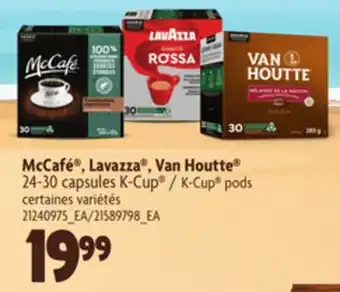 Provigo MCCAFÉ , LAVAZZA , VAN HOUTTE , 24-30 CAPSULES K-CUP / K-CUP PODS offer