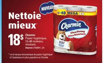 Provigo CHARMIN PAPIER HYGIÉNIQUE, 12=48 ROULEAUX, RÉSISTANT, CHARMIN offer