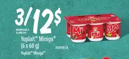 Provigo YOPLAIT MINIGO , (6 x 60 g) offer