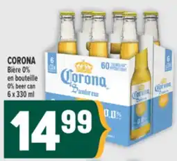 Marché Adonis CORONA Bière 0% en bouteille | 0% beer can offer