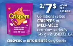 Provigo COLLATIONS SALÉES CRISPERS OU MÉLI-MÉLO, 145 g offer