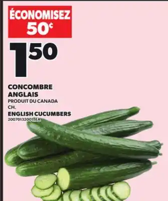 Provigo CONCOMBRE ANGLAIS offer