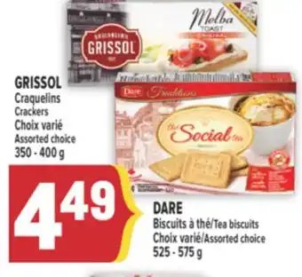 Marché Adonis CRAQUELINS GRISSOL | GRISSOL CRACKERS offer