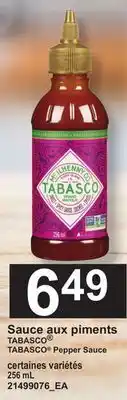 Provigo SAUCE AUX PIMENTS TABASCO , 256 ML offer