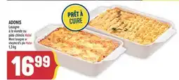 Marché Adonis ADONIS LASAGNE À LA VIANDE OU PÂTÉ CHINOIS HALAL | ADONIS MEAT LASAGNA OR SHEPHERD'S PIE HALAL offer