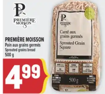 Marché Adonis PREMIÈRE MOISSON PAIN AUX GRAINS GERMÉS| SPROUTED GRAINS BREAD offer