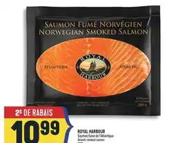 Marché Adonis ROYAL HARBOUR SAUMON FUMÉ DE L'ATLANTIQUE | ATLANTIC SMOKED SALMON offer