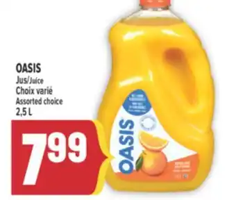 Marché Adonis OASIS JUS/JUICE offer