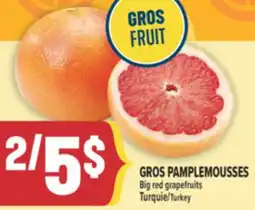 Marché Adonis GROS PAMPLEMOUSSES | BIG RED GRAPEFRUITS offer