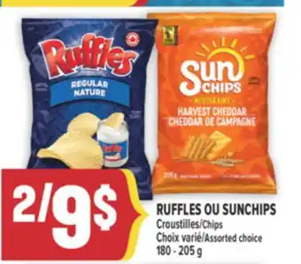 Marché Adonis RUFFLES OU SUNCHIPS CROUSTILLES |CHIPS offer