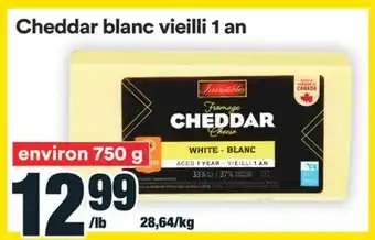 Super C CHEDDAR BLANC VIEILLI 1 AN offer